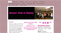 Desktop Screenshot of dancinfeetinmotion.ca